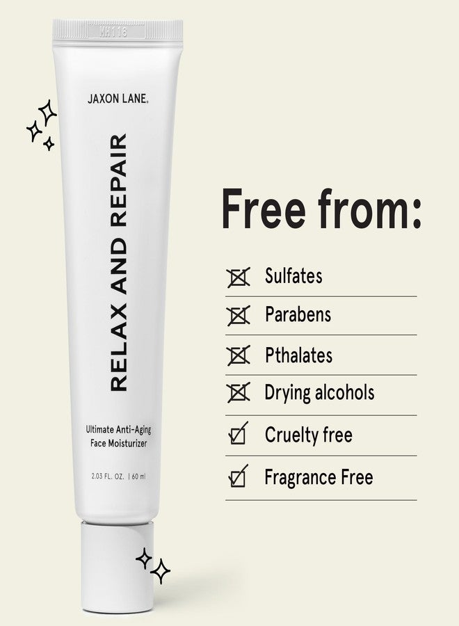 JAXON LANE RELAX AND REPAIR Anti Aging Face Moisturizer for Men | Anti Wrinkle Cream, Night Cream, Eye Cream with Niacinamide (Vitamin B3), Hyaluronic Acid, Vitamin E & Ceramides For Skin (2Tubes) - Image 5